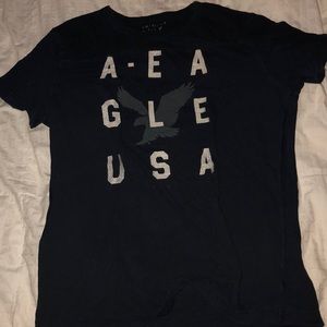 American Eagle navy blue short sleeve tee